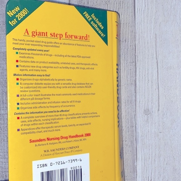 SAUNDERS Nursing Drug handbook 2000 - Picture 14 of 15